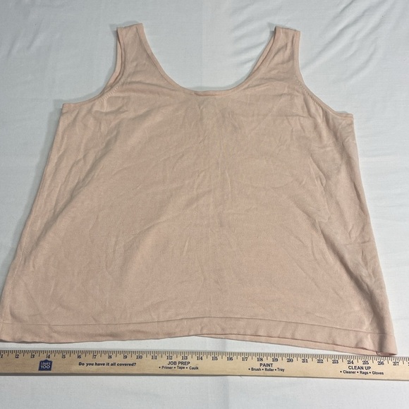Anne Klein Plus Size Sweater Tank Top- 3X- Bisquewear - Picture 10 of 10